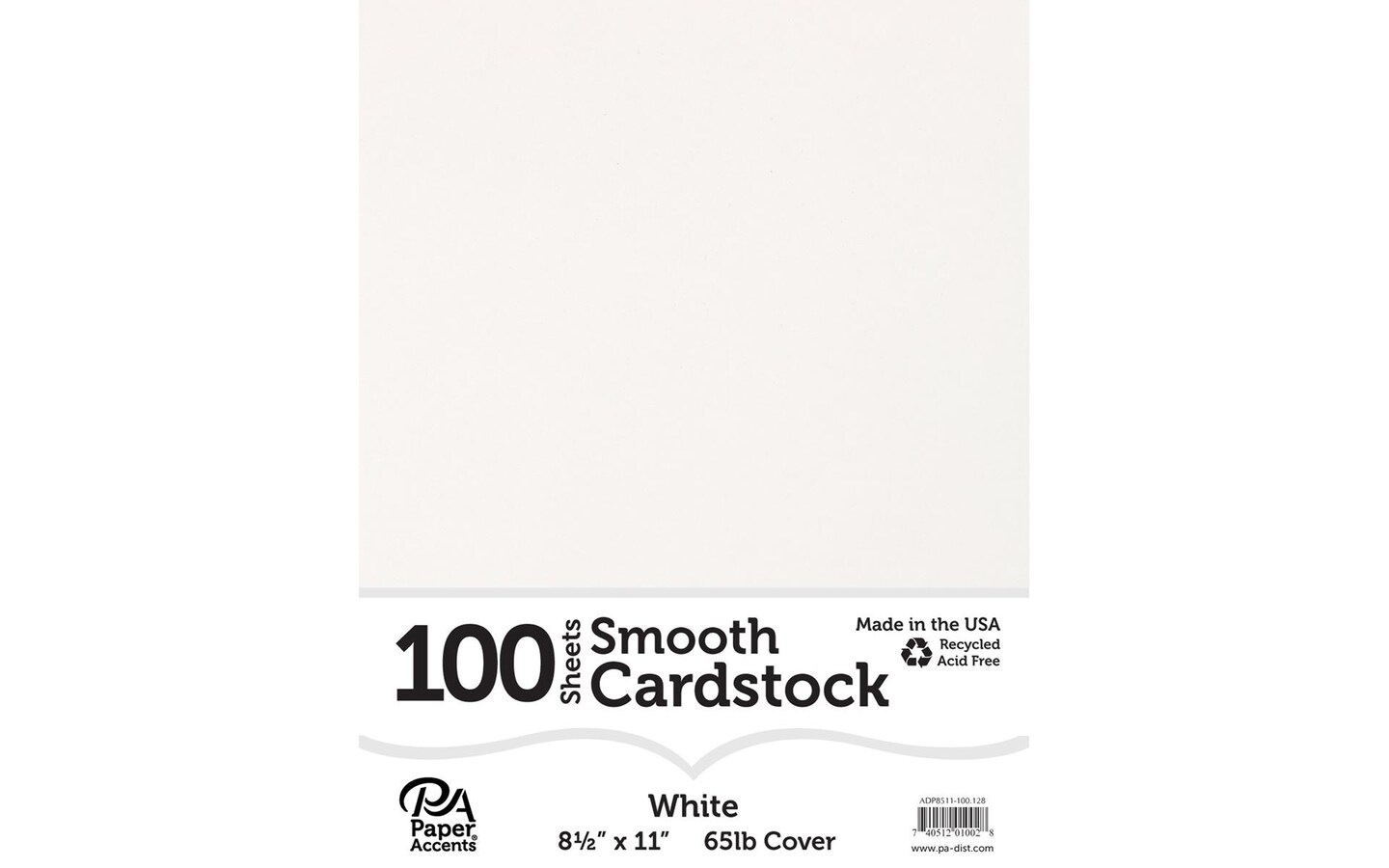 Accent Design Paper Accents 11 X 8.5 X 0.94 White