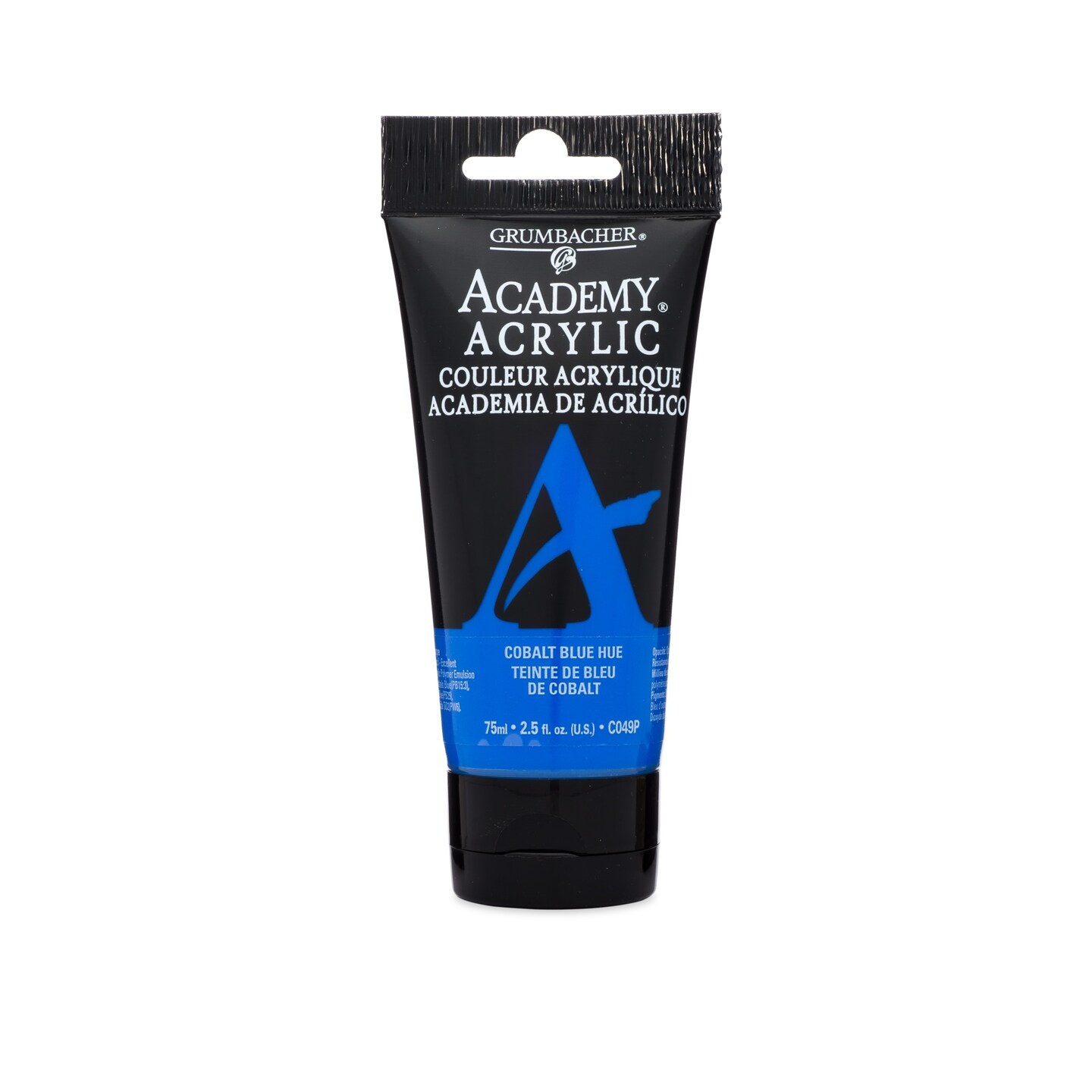 Grumbacher Academy Acrylic Paint, Gloss, 75ml/2.5 oz. Plastic Tube ...