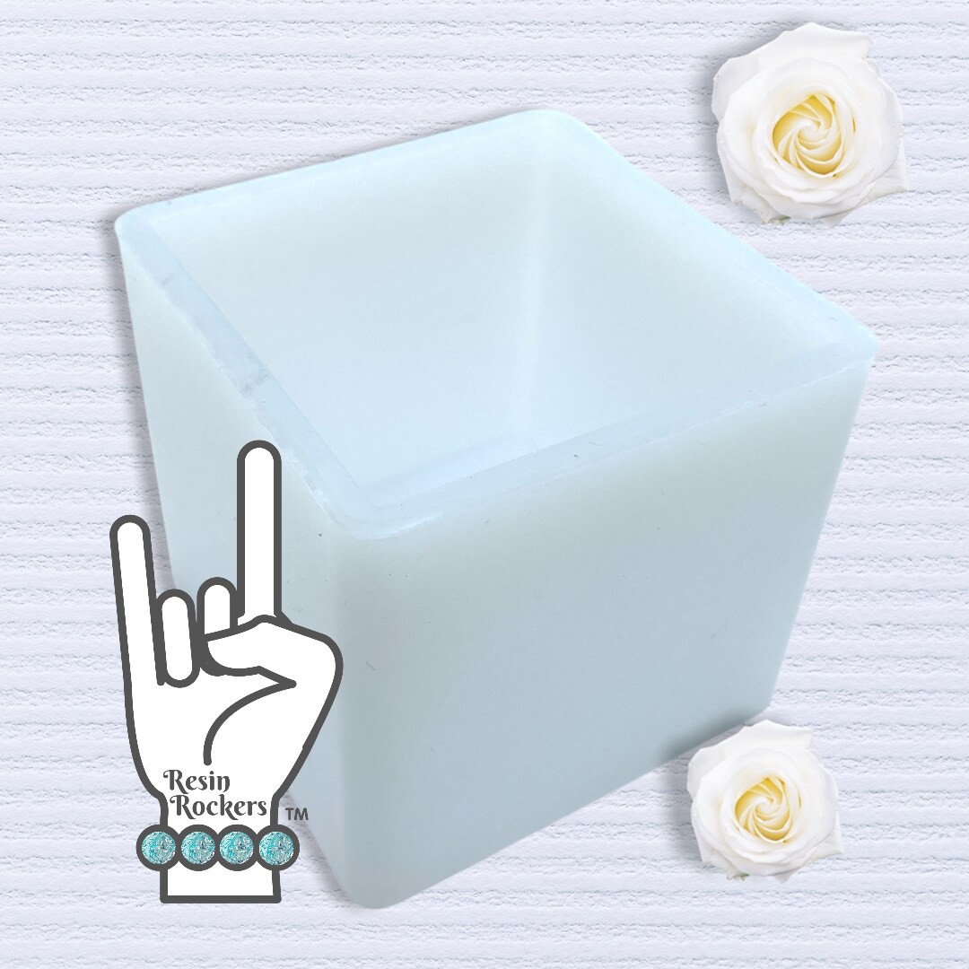 3D Cube Preservation Transparent Silicone Mold for Epoxy Resin Art