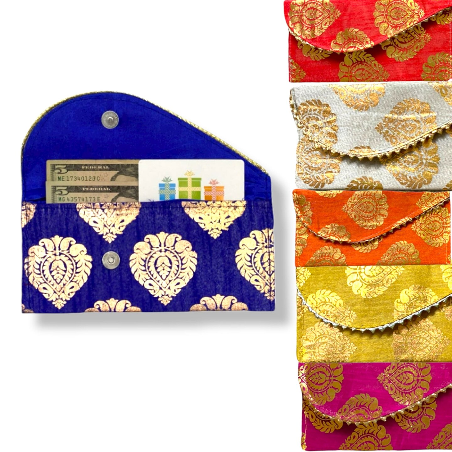 Bulk Brocade Money Envelopes, Gifting Envelope, Shagun Envelops, Eid Gift Envelop, Christmas