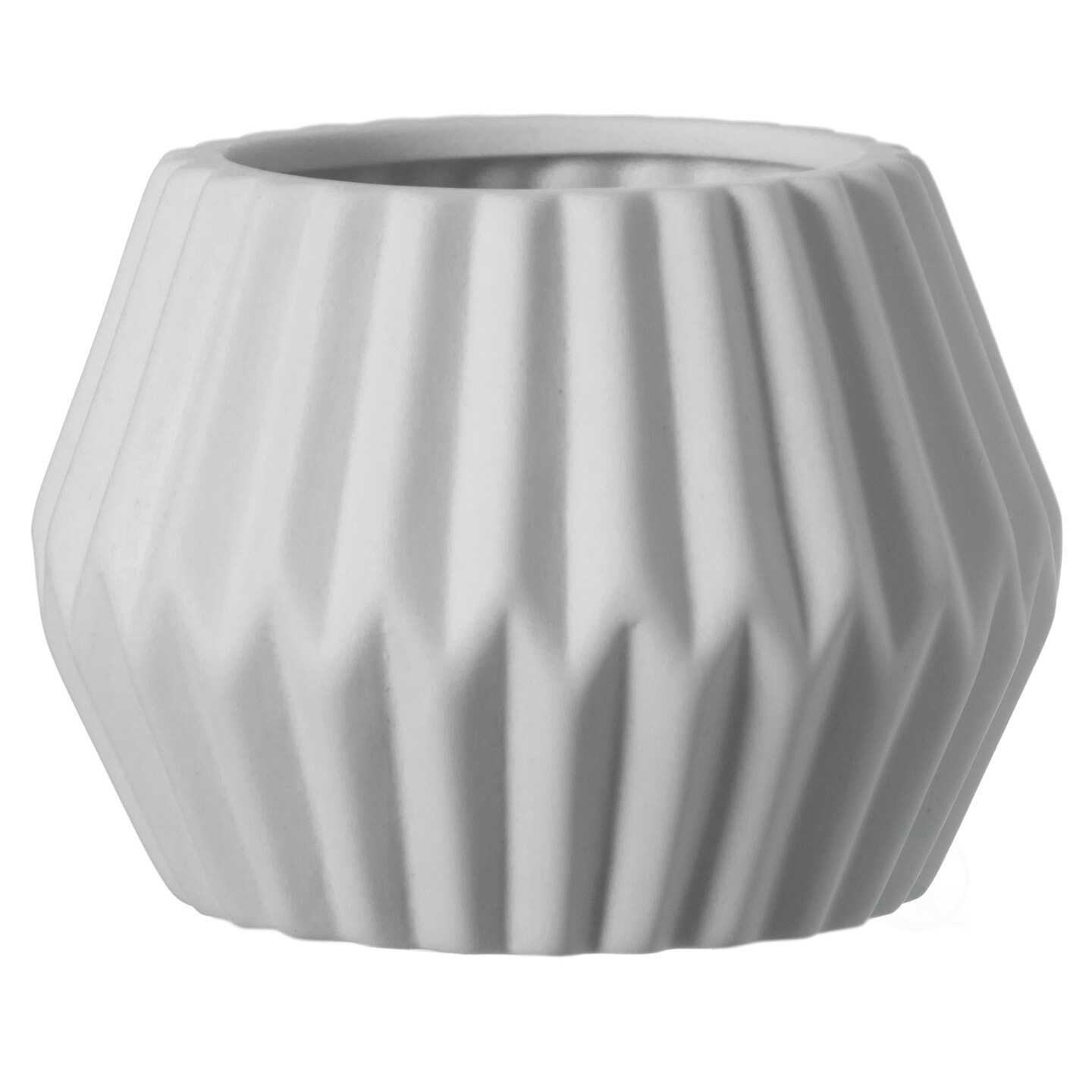 Uniquewise 4-In White Ceramic Table Vase - Modern, Bohemian and Minimalist Decorative Centerpiece for Weddings, Dining &#x26; Living Rooms, Offices, Coffee Tables, and Interior Design Accessories