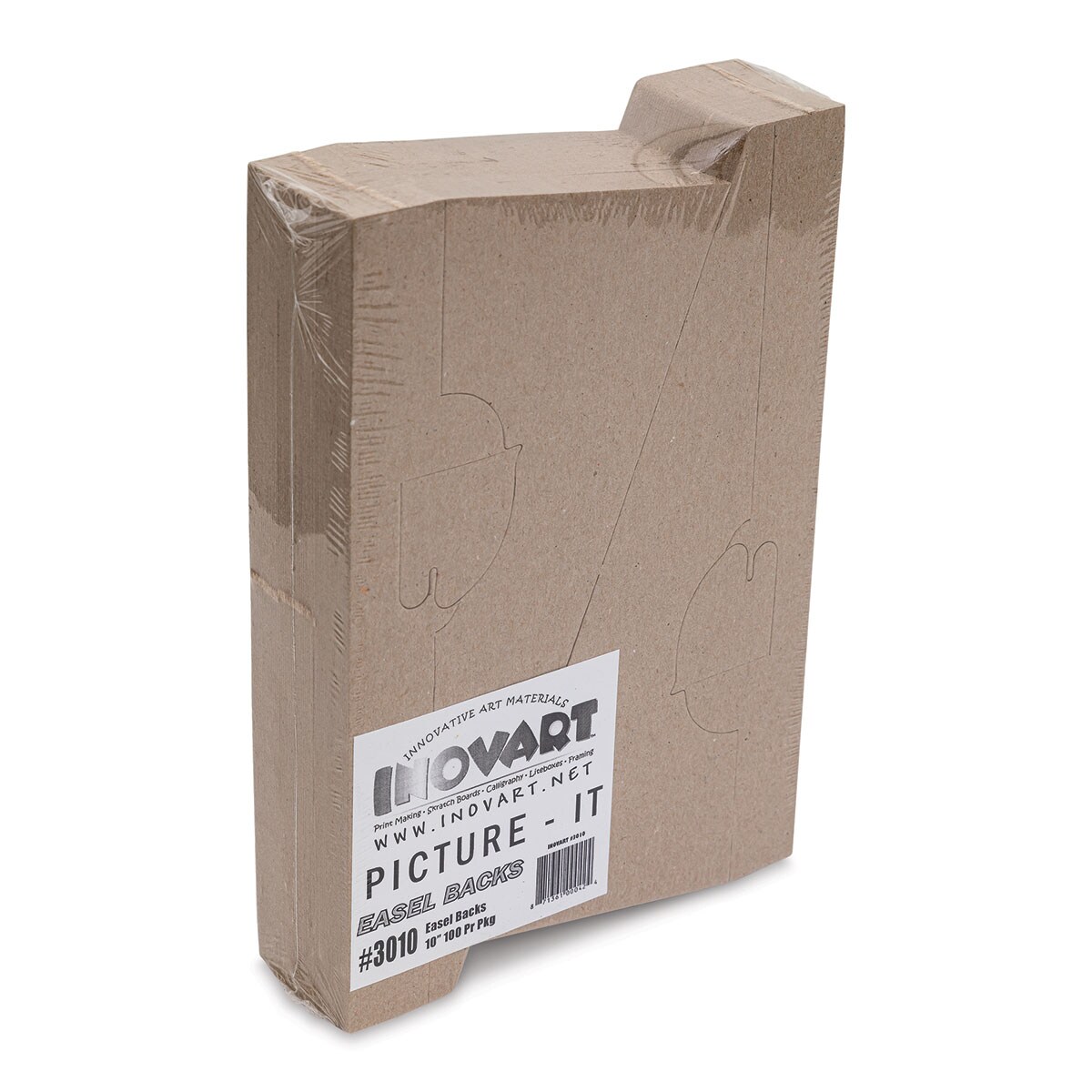 Locking Chipboard Easels - 10&#x22;, Chipboard, Single-Wing, Pkg of 100