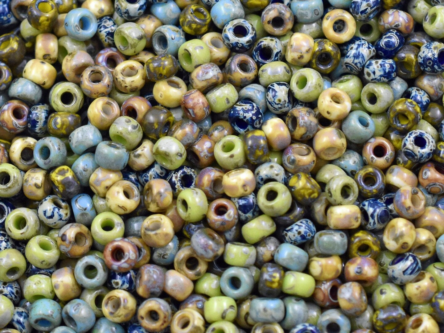 20g Miyuki Picasso Nature MIx 6/0 Seed Beads
