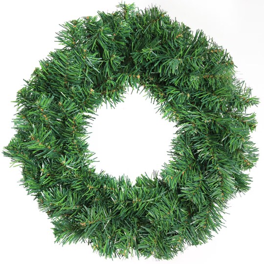 14" Artificial Christmas Wreath - Festive Holiday Decor for Your Home