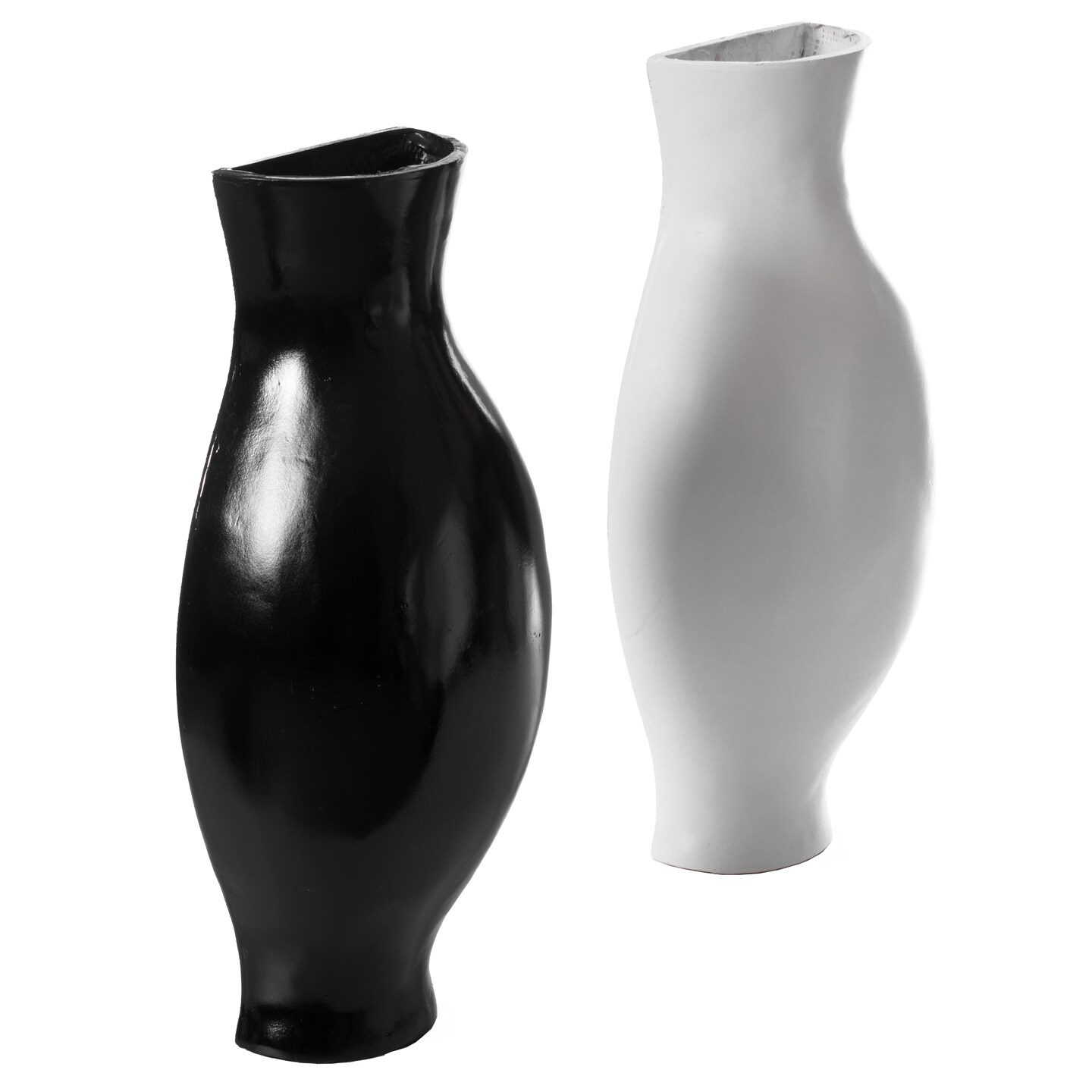 Tall Narrow Vase, Sleek Split Vase, Modern Floor Vase, Decorative Gift, Vase for Interior Design, 24.5 Inch Vase for Wedding Dinner Table Party Living Room Office Bedroom