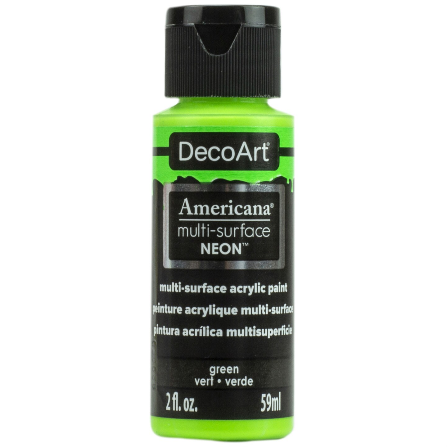 DecoArt Americana MultiSurface Neon Paint, 2Ounce, Green Michaels