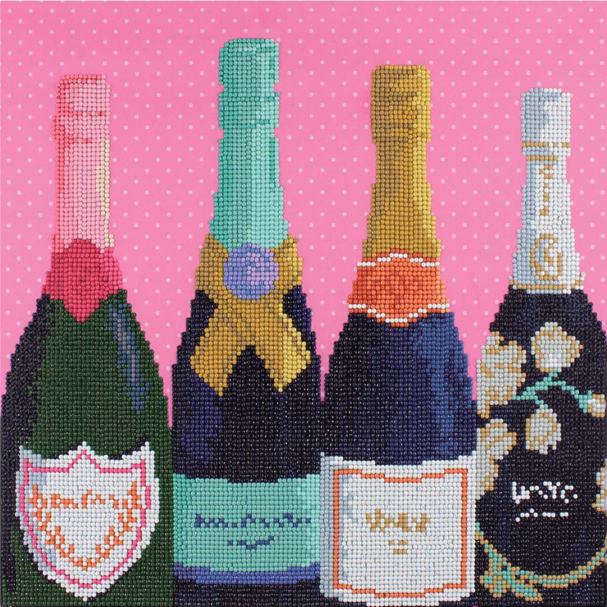 Crystal Art  Prosecco Diamond Painting