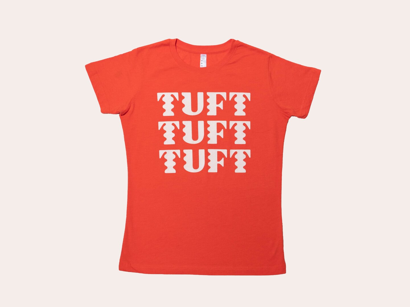 Orange Tuft Tuft Tuft Tee (Fitted)