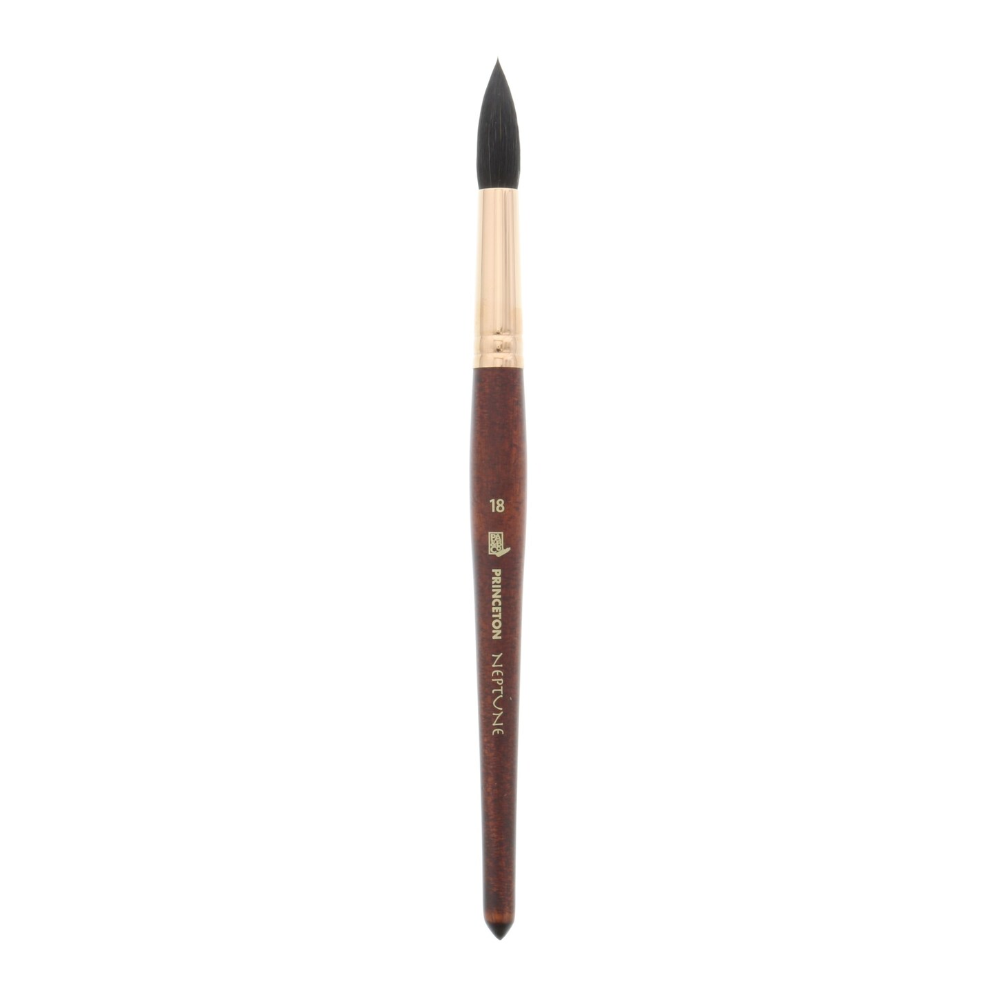Princeton Brush Neptune Synthetic Squirrel Watercolor Brush, Round, 18 Michaels