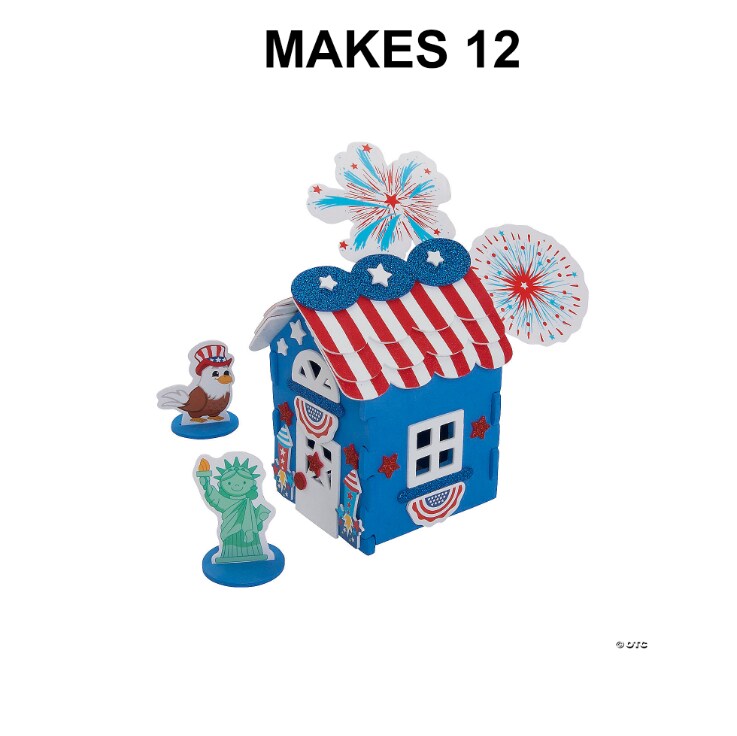 4th of July Cottage Craft Kit - Makes 12 | Michaels