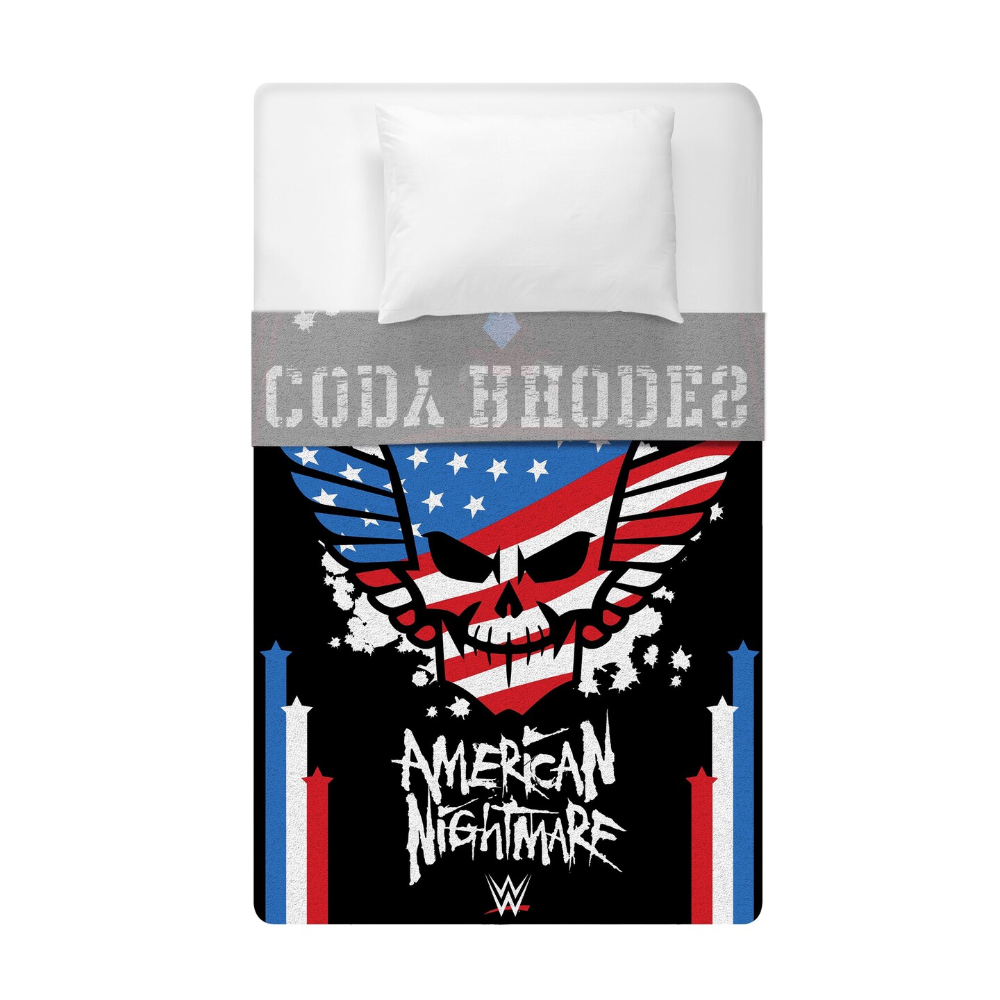 Sleep Squad WWE Cody Rhodes American Nightmare 60” x 80” Raschel Plush Throw