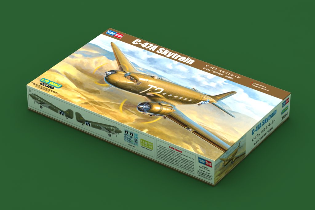HobbyBoss  1/72 C-47A SKYTRAIN Plastic Model