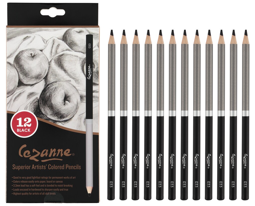 Creative Mark Cezanne - Matite Colorate Non Fotografiche Blu, Confezione Da 12, Altamente Pigmentate Per Disegno E Schizzi
