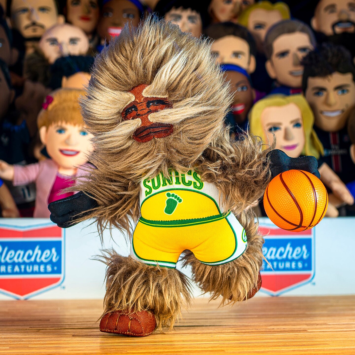 Bleacher Creatures Seattle SuperSonics Squatch 10&#x22; Mascot Plush Figure