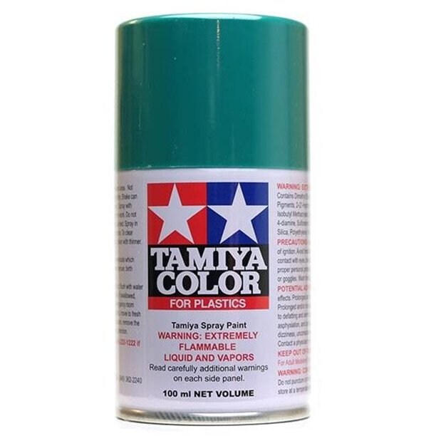 Tamiya TS-102 Cobalt Green, 100ml Spray Lacquer Paint For Plastics