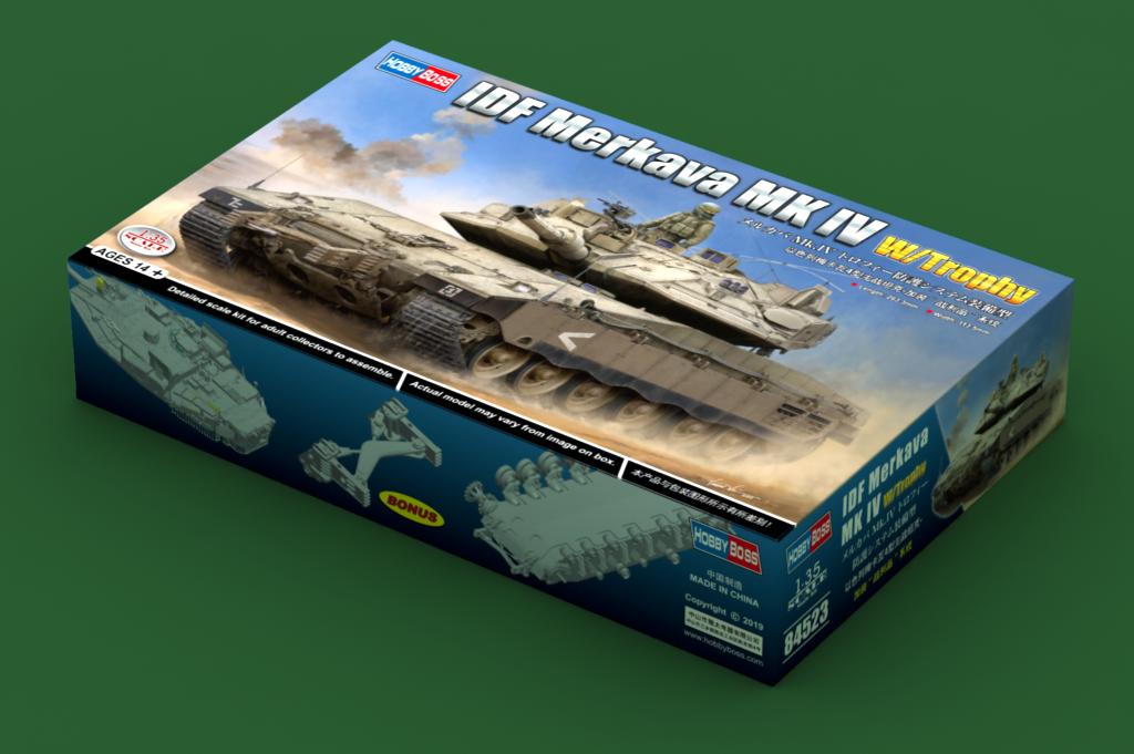 HobbyBoss  1/35 IDF MERKAVA MK IV W /TROPHY Plastic Model