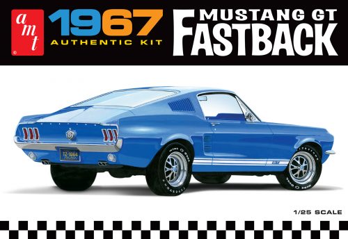 Round2  1/25 1967 Ford Mustang GT Fastback Plastic Model