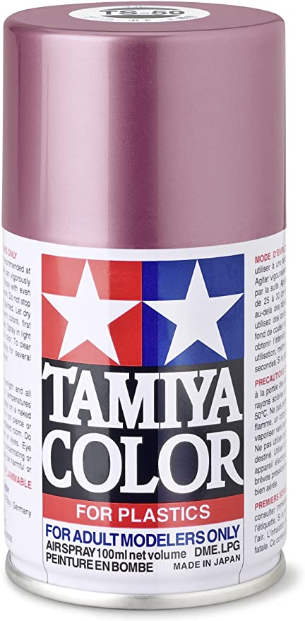 Tamiya TS-59 Light Pearl Red, 100ml Spray Lacquer Paint For Plastics
