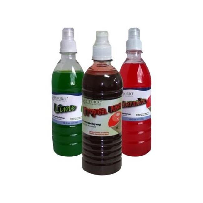 VKP Brands 3-Pack Shaved Ice And Snow Cone Syrups - Summer Flavors