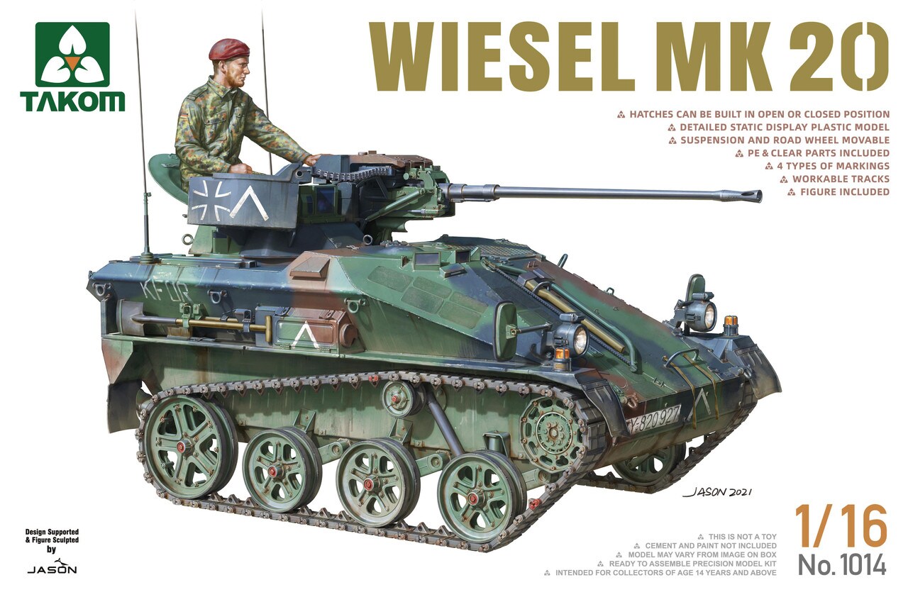 Takom  1/16 Wiesel  MK20 Plastic Model