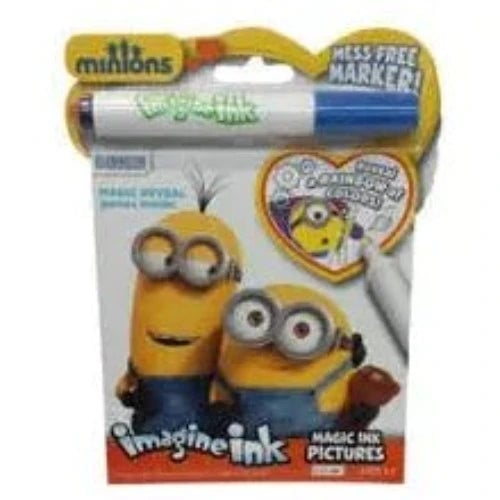 Minions Imagine Ink Value Size Coloring Activity Book Magic Reveal 16 Pages