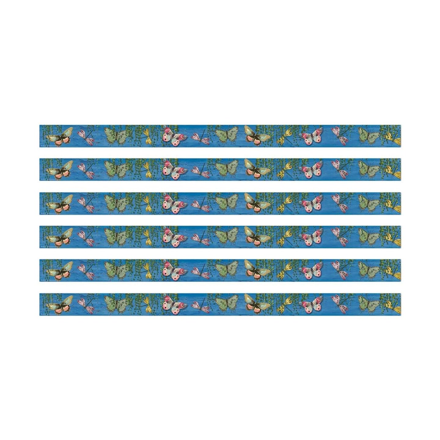 Curiosity Garden Butterfly Deco Trim&#xAE;, 37 Feet Per Pack, 6 Packs