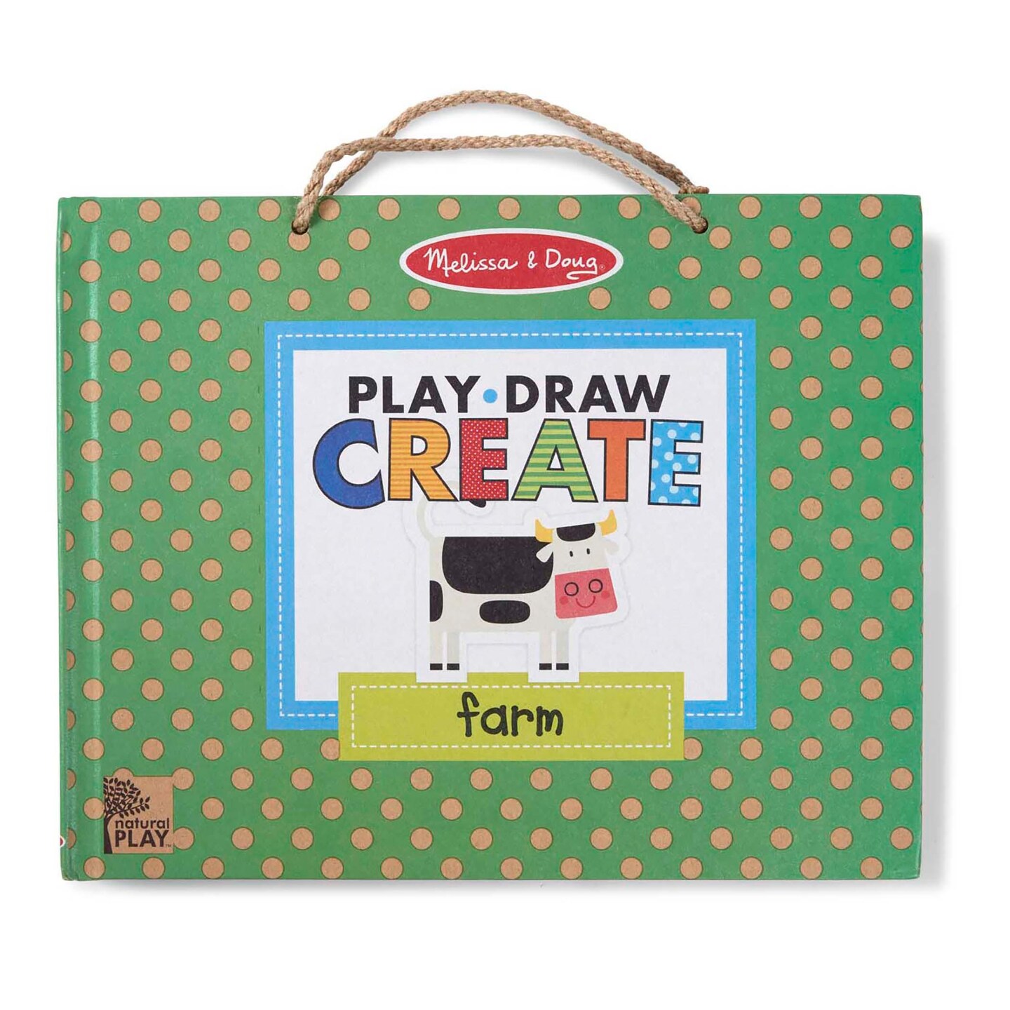 Natural Play: Play, Draw, Create Reusable Drawing &#x26; Magnet Kit - Farm