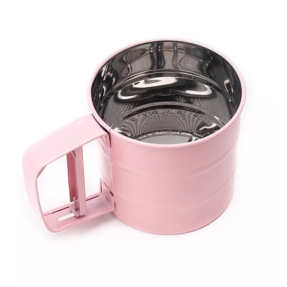 1 Pc Stainless Steel Mesh Flour and Sugar Sifter Cup