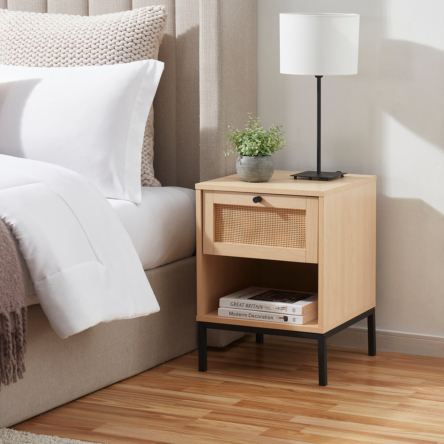 Nestl Small Night Stand End Table