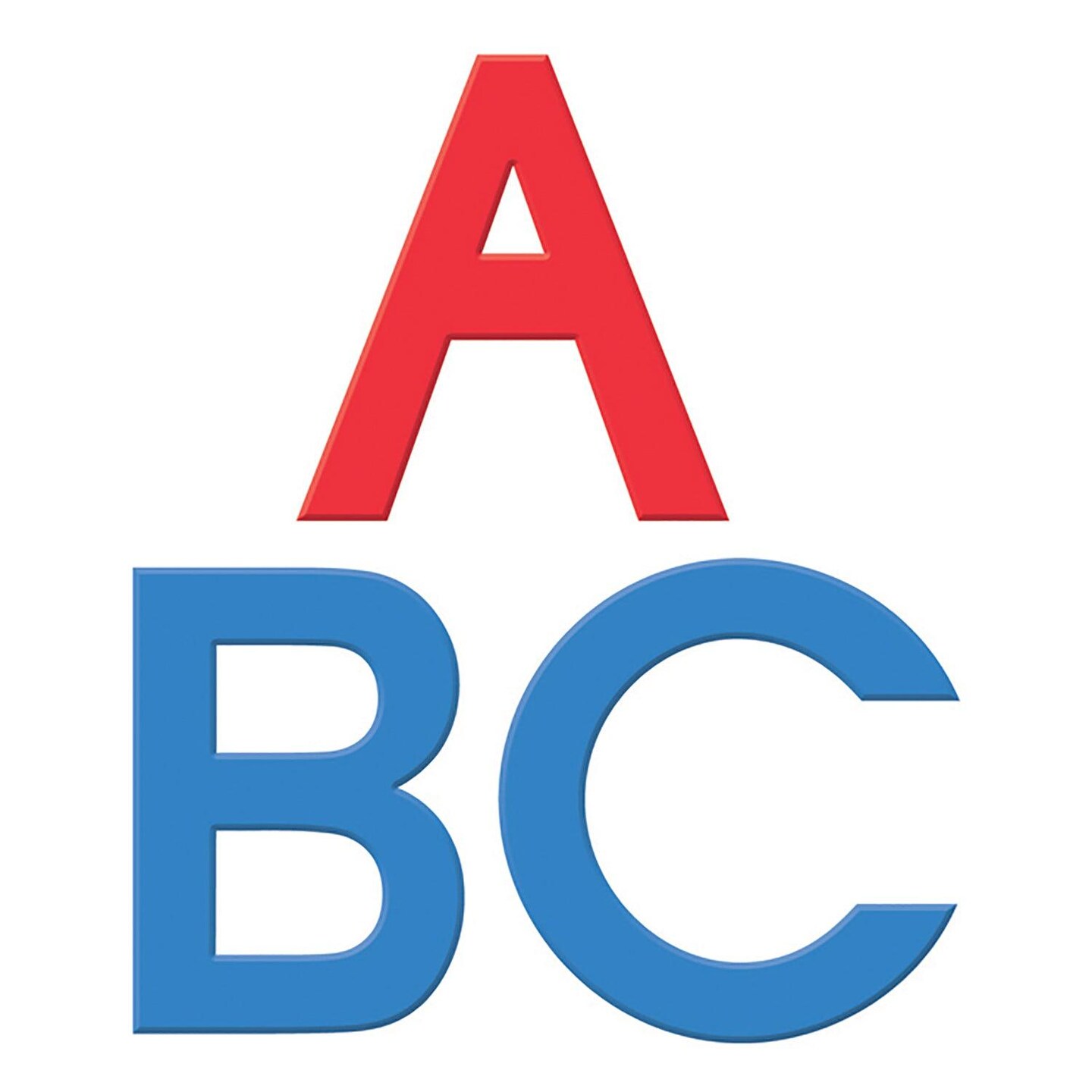 Foam Fun Uppercase Red &#x26; Blue Magnet Letters, Set of 112