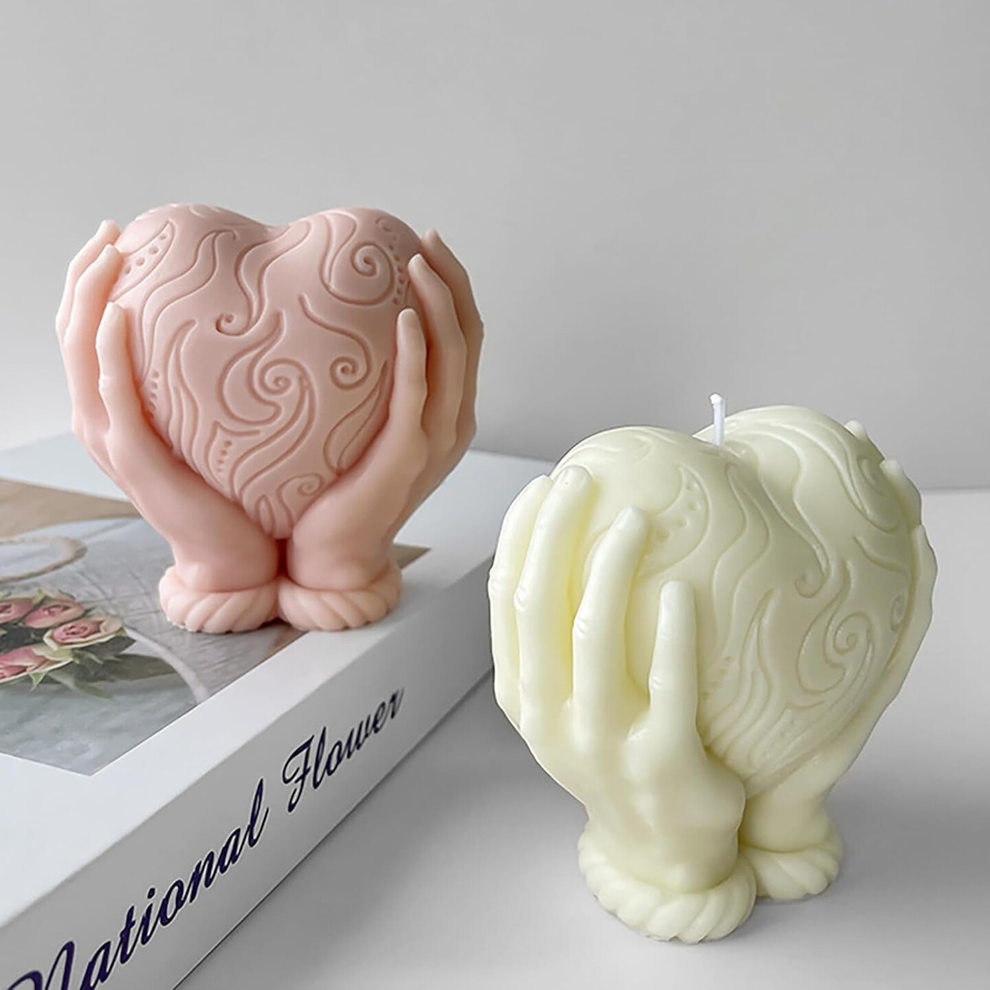 idnadiy Hug Bear – olde de silicona para velas de oso de peluche 3D