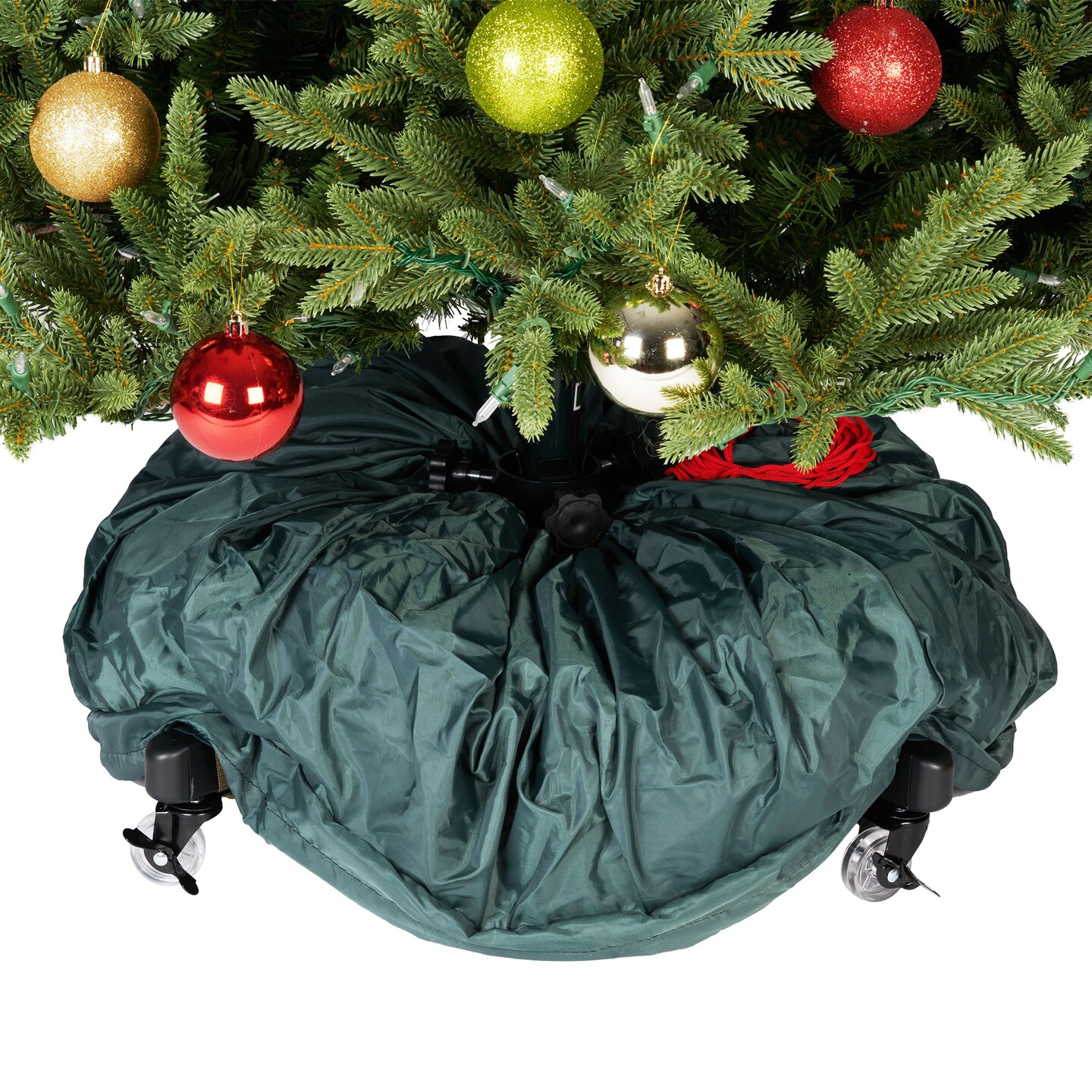 Upright Assembled Christmas Tree Bag with Wheels (7-9 ft. Trees)