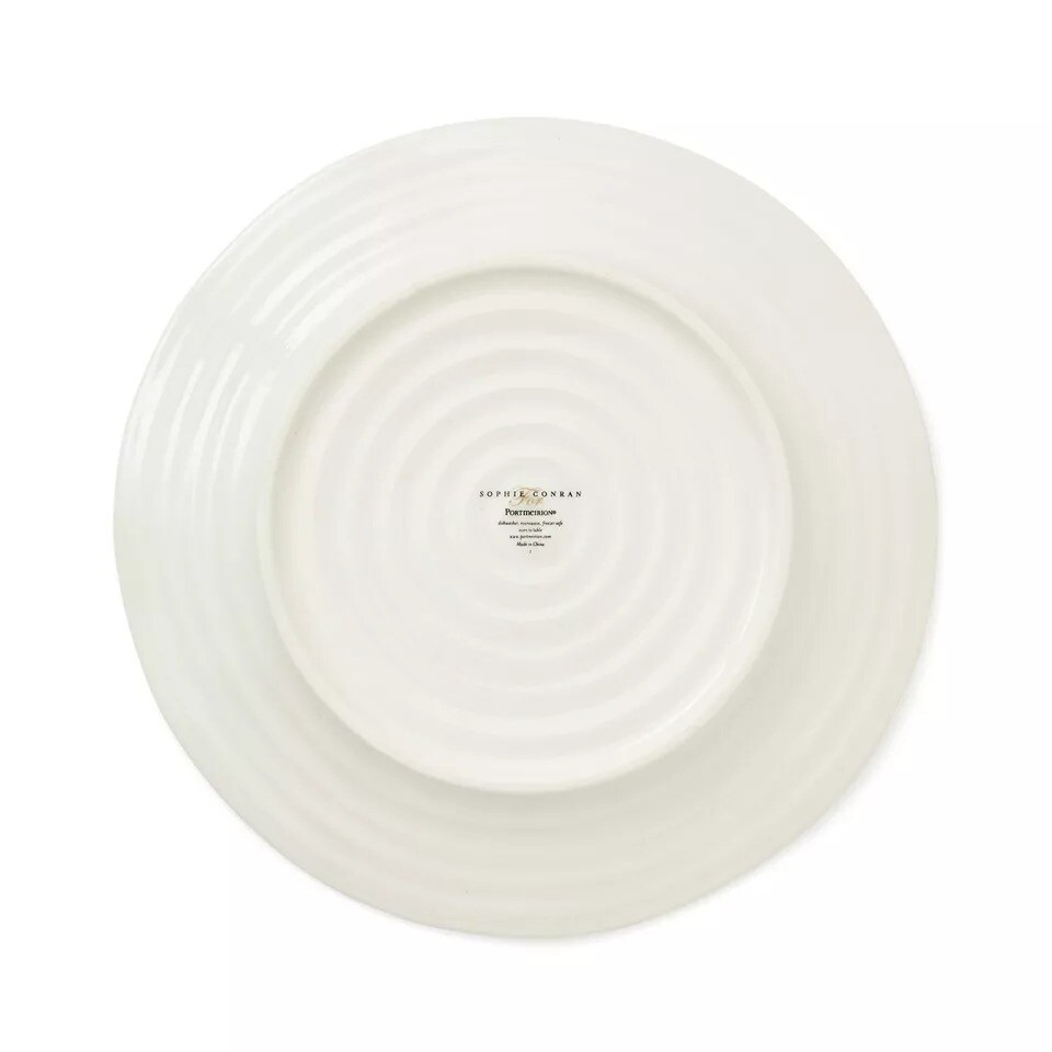 Portmeirion Sophie Conran Lavandula Salad Plate, 8-Inch - White Porcelain