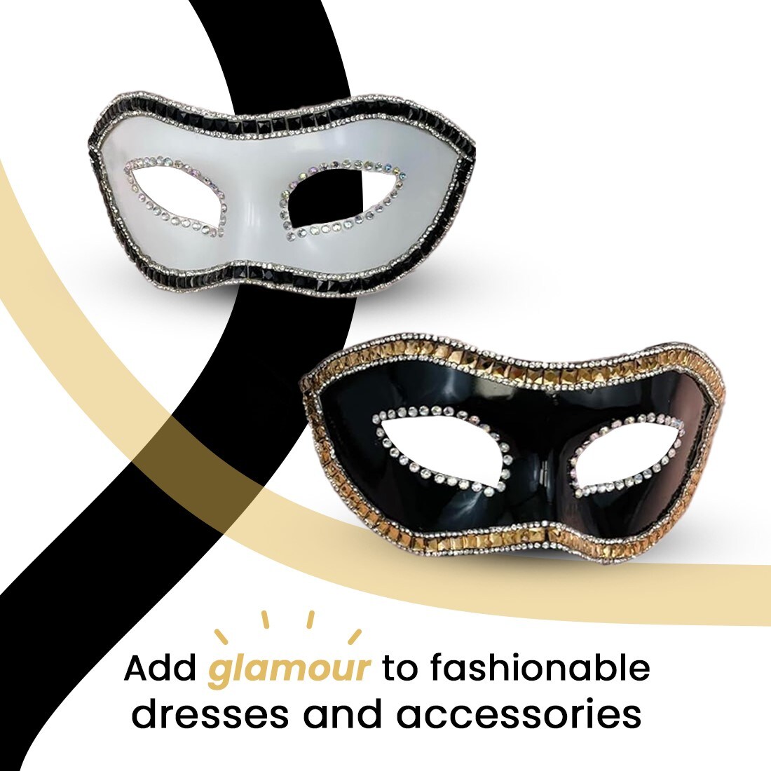 1/2&#x22; Hot Fix Pearl Rhinestone Banding Trim