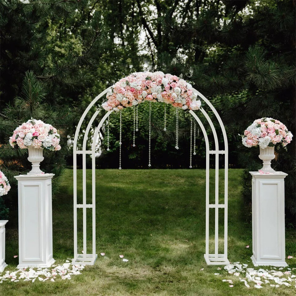 Wedding Party Arch Outdoor Garden Backdrop Stand Arbor Bridal Festival Decor