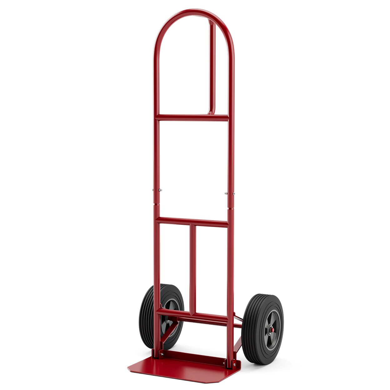 Heavy Duty Hand Truck Trolley 660Lbs Capacity Dolly Cart W/ Foldable Nose Plate
