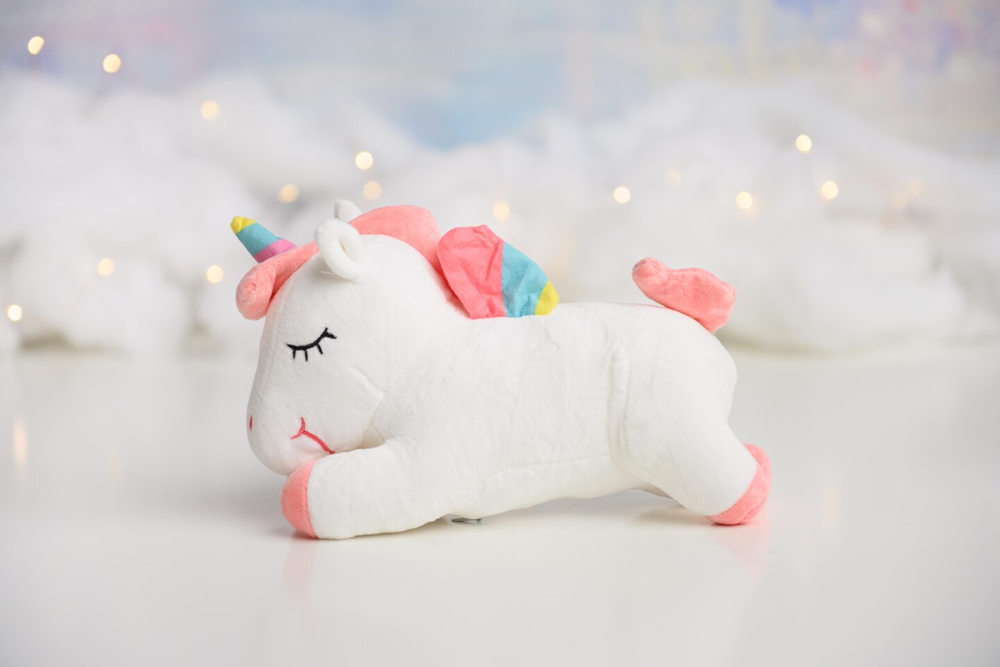 Electric Colorful Cute Customized Custom Soft Stuffed Plush 2024 Angel Unicorn Toy