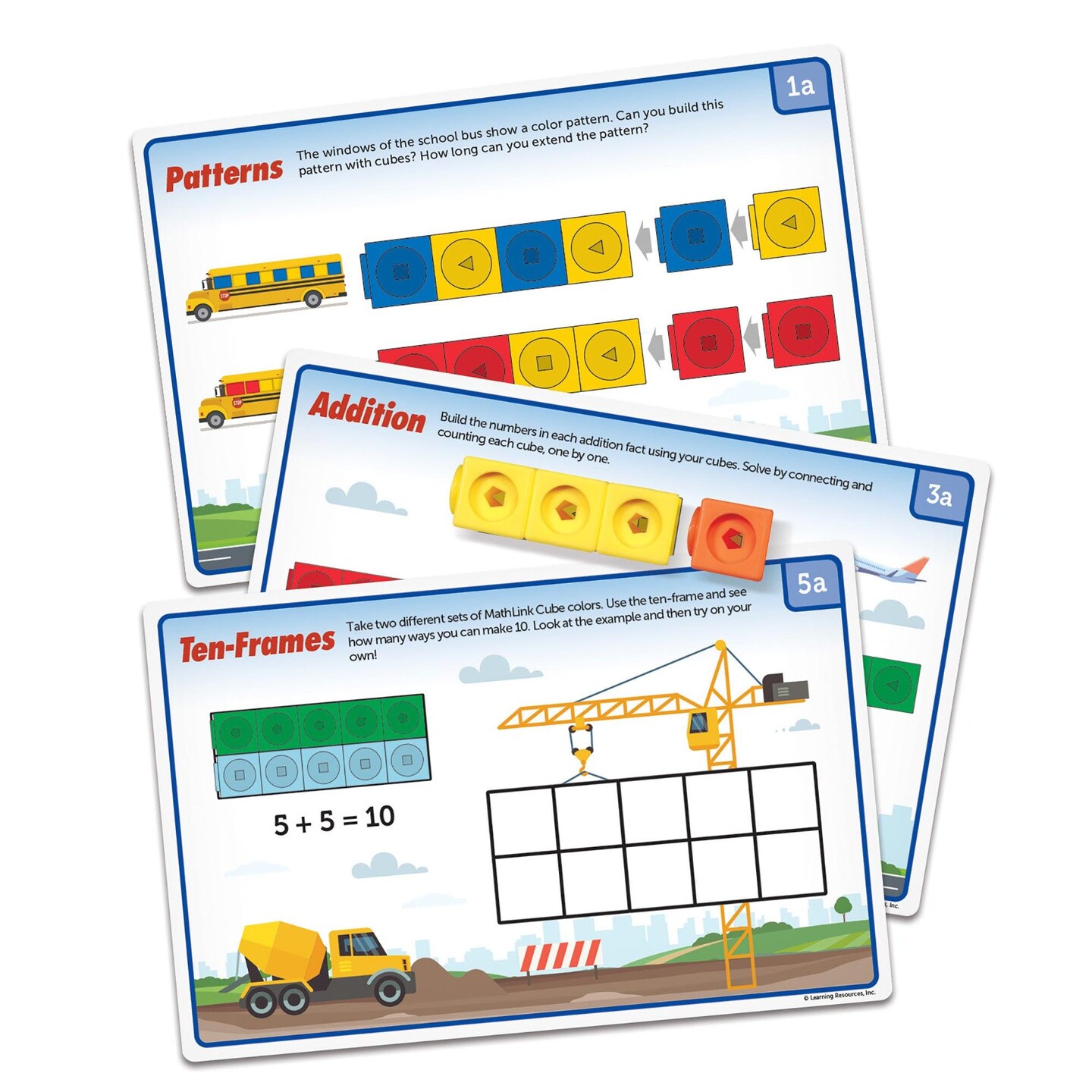 Mathlink&#xAE; Cubes Kindergarten Math Activity Set: Mathmobiles!