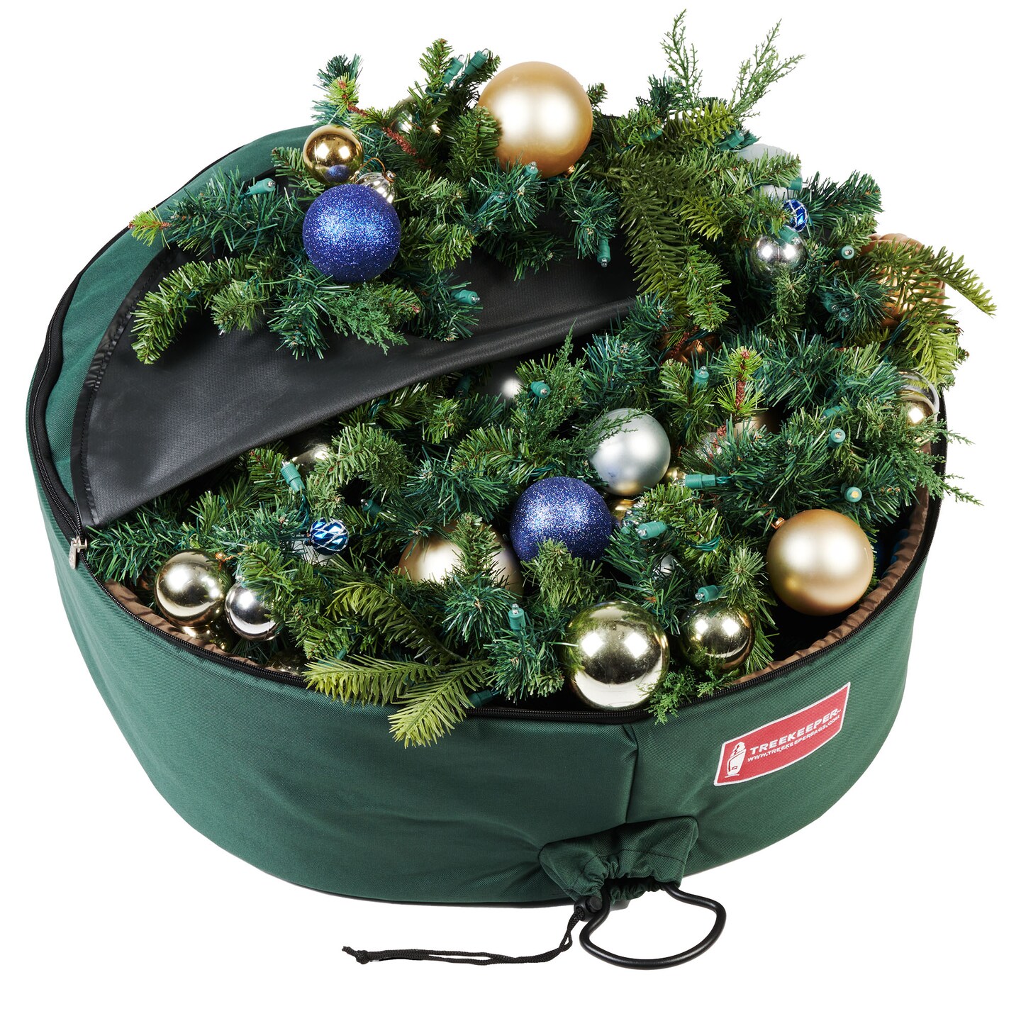 Padded Christmas Wreath Storage Container