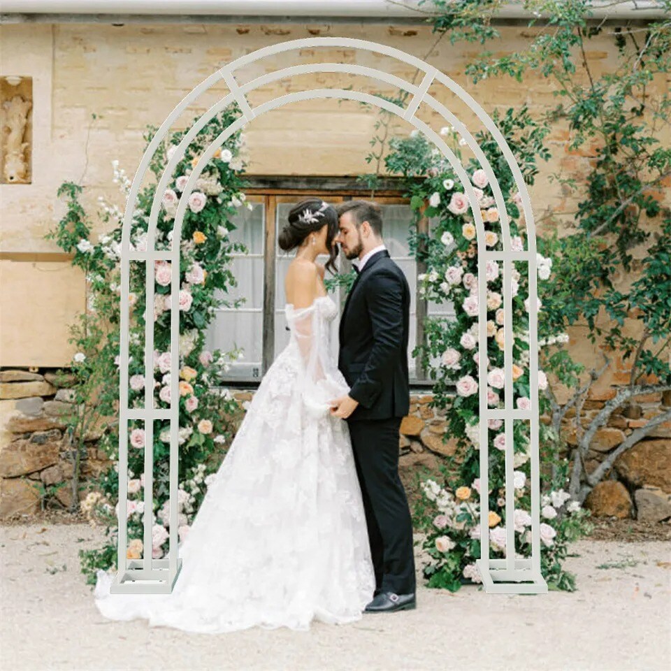 Dreamy Wedding Arch Solid Metal Frame Huge Garden Bridal Party Decoration Arbor