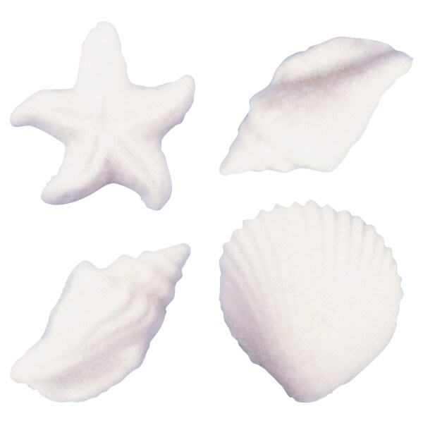 Seashells and Starfish Assortment Dec-Ons&#xAE; Decorations 12ct