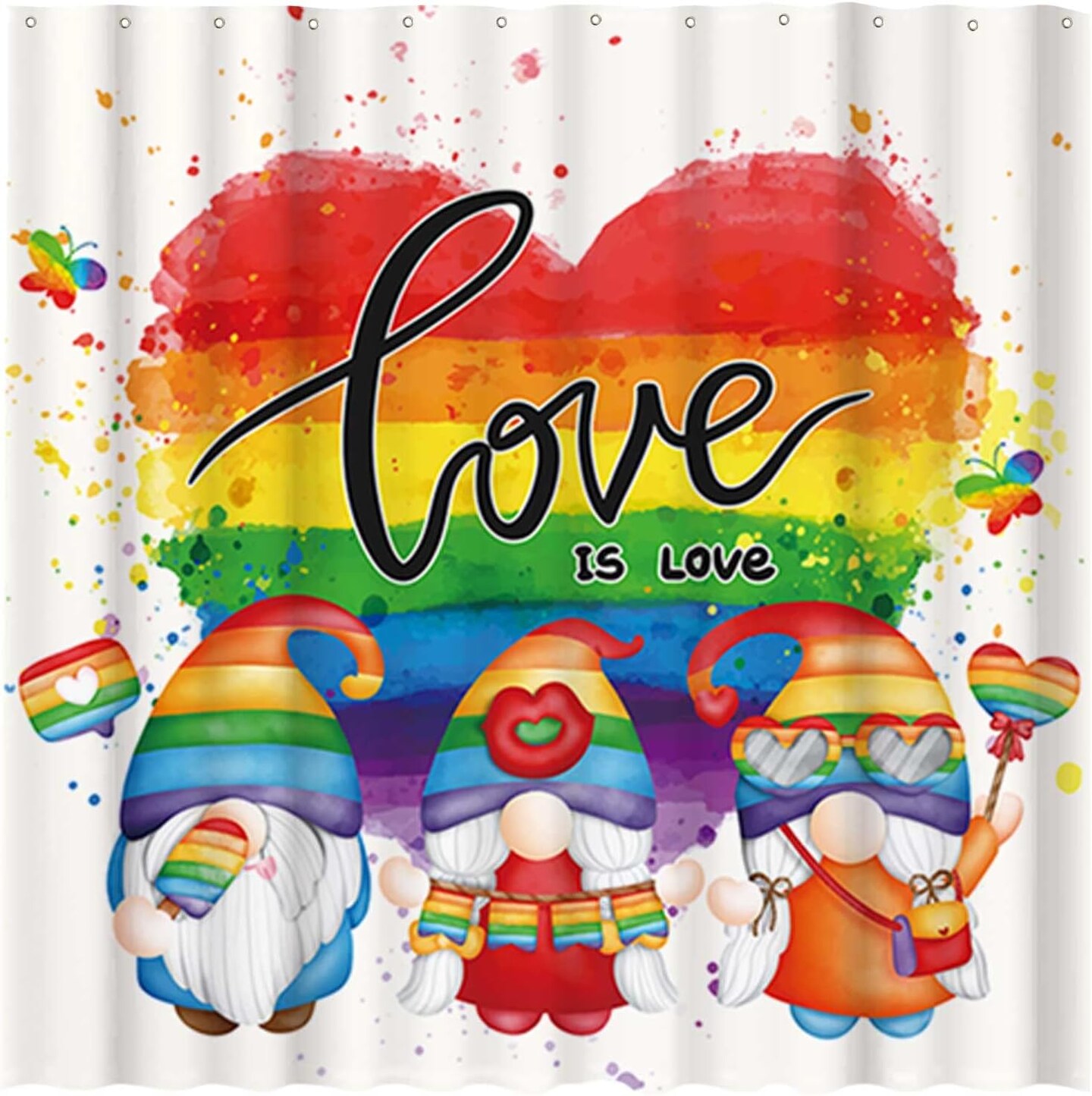 LGBT Pride Gnomes Shower Curtain for Bathroom Michaels