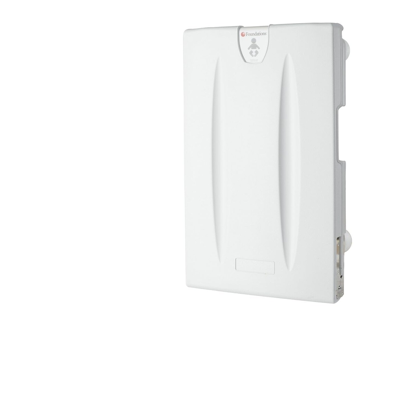 Classic Vertical Baby Changing Station, Surface Mount with Backer-Plate, Light Gray (100-EV-BP)