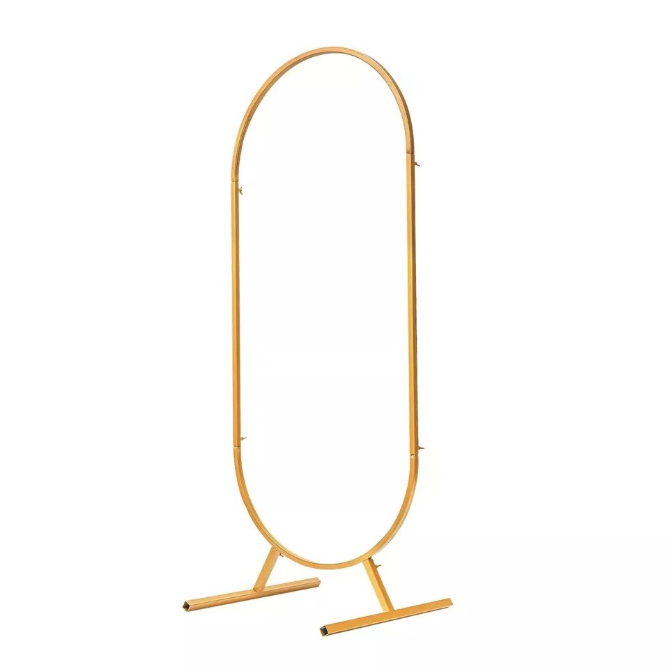 Metal Wedding Arch Frame Garden Arbor Flowers Balloon Backdrop Party Stand