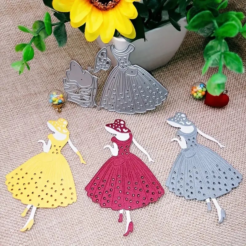 Designer Sophisticated Lady Metal Cutting 3 Piece Dies Set