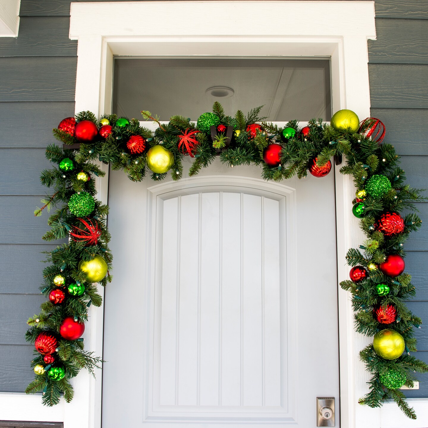 9 ft. Artificial Christmas Garland with Lights - Festive Holiday