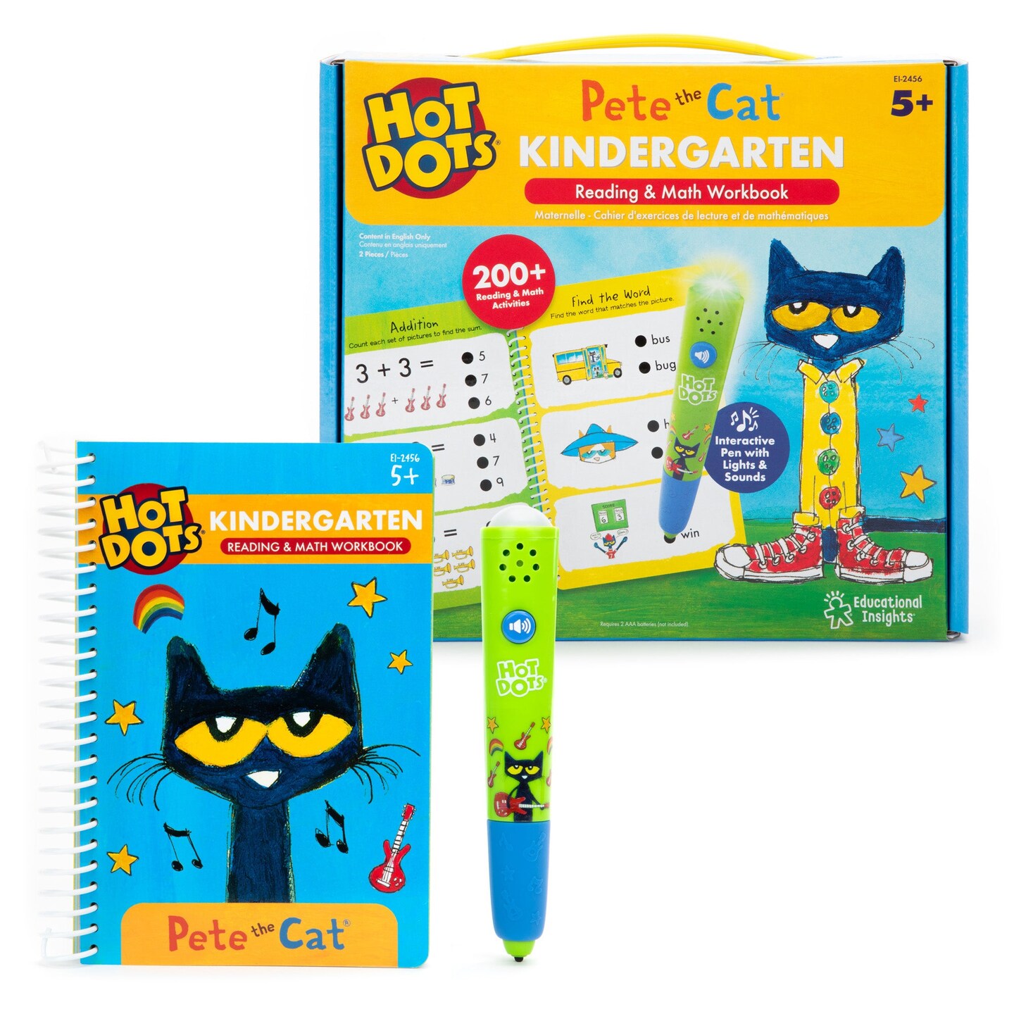 Hot Dots® Pete the Cat® Kindergarten Reading & Math | Michaels