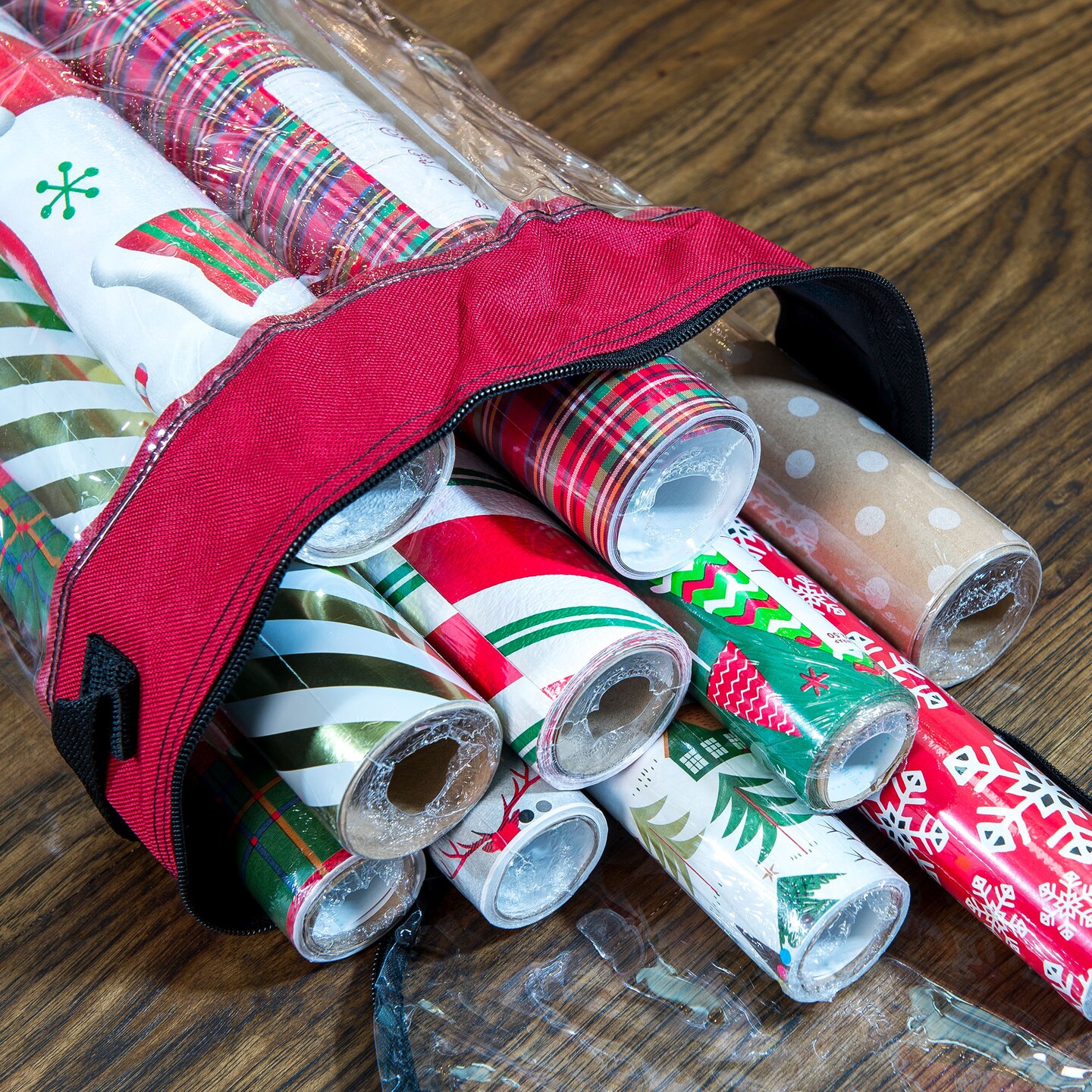 Christmas Wrapping Paper Storage Container