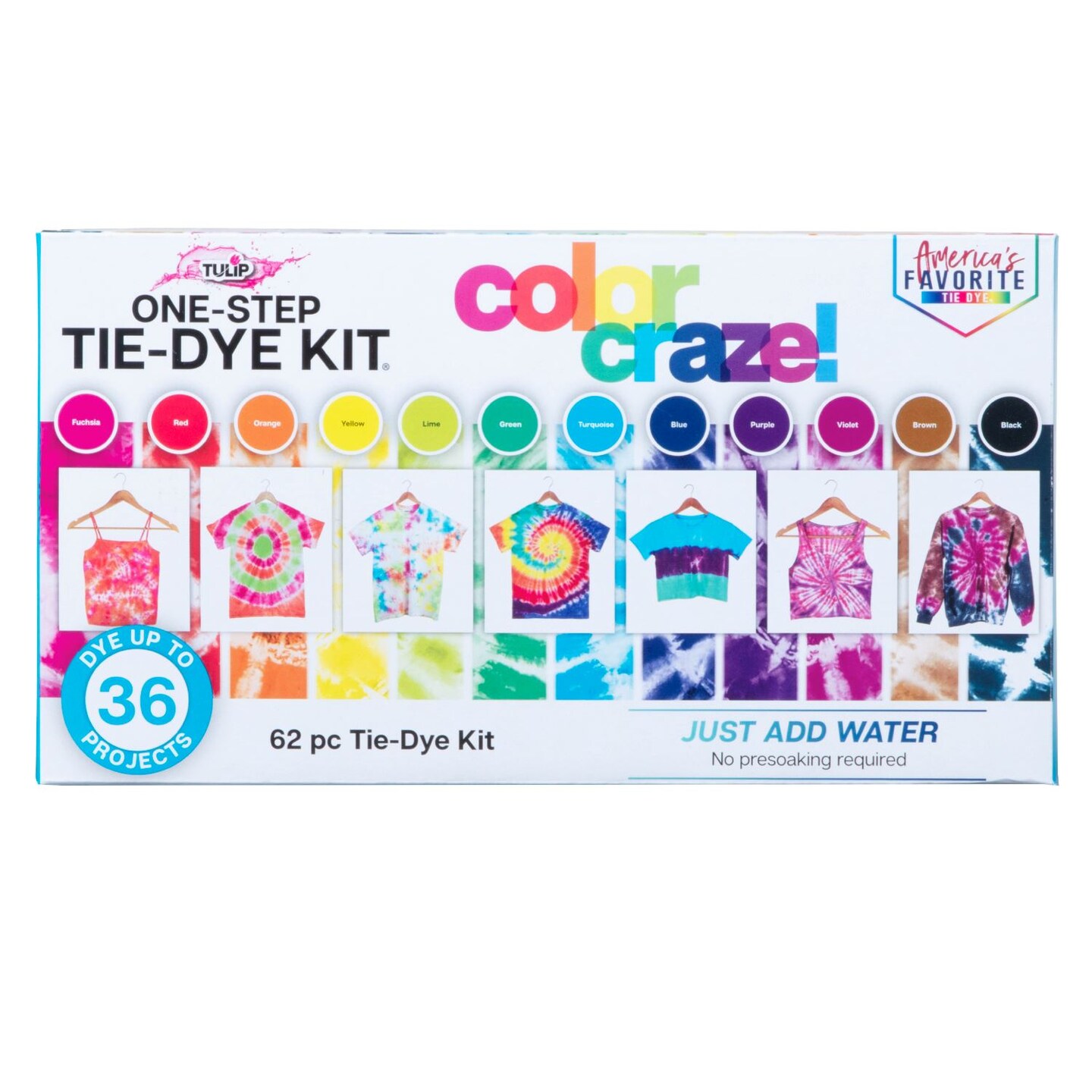 Tulip Color Craze! 12-Color Tie-Dye Kit