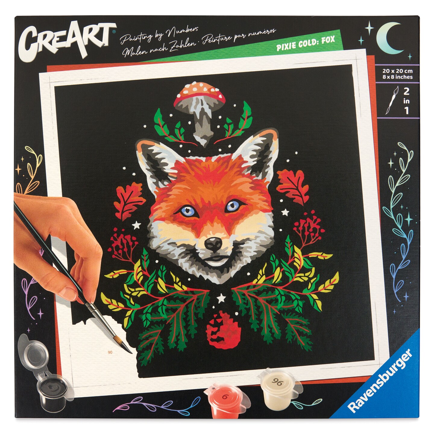 CreArt Pixie Cold Paint By Number Kit - Fox